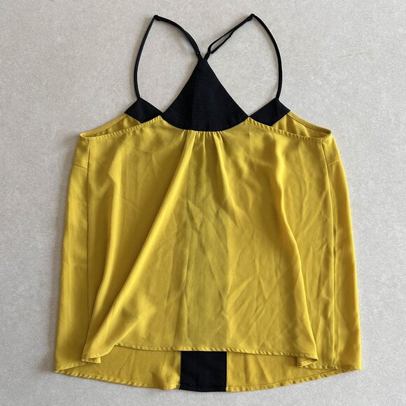 Forever 21 Beaded Contrast Trim Tank in Mustard/Black ASO Alex Russo - Picture 5 of 9